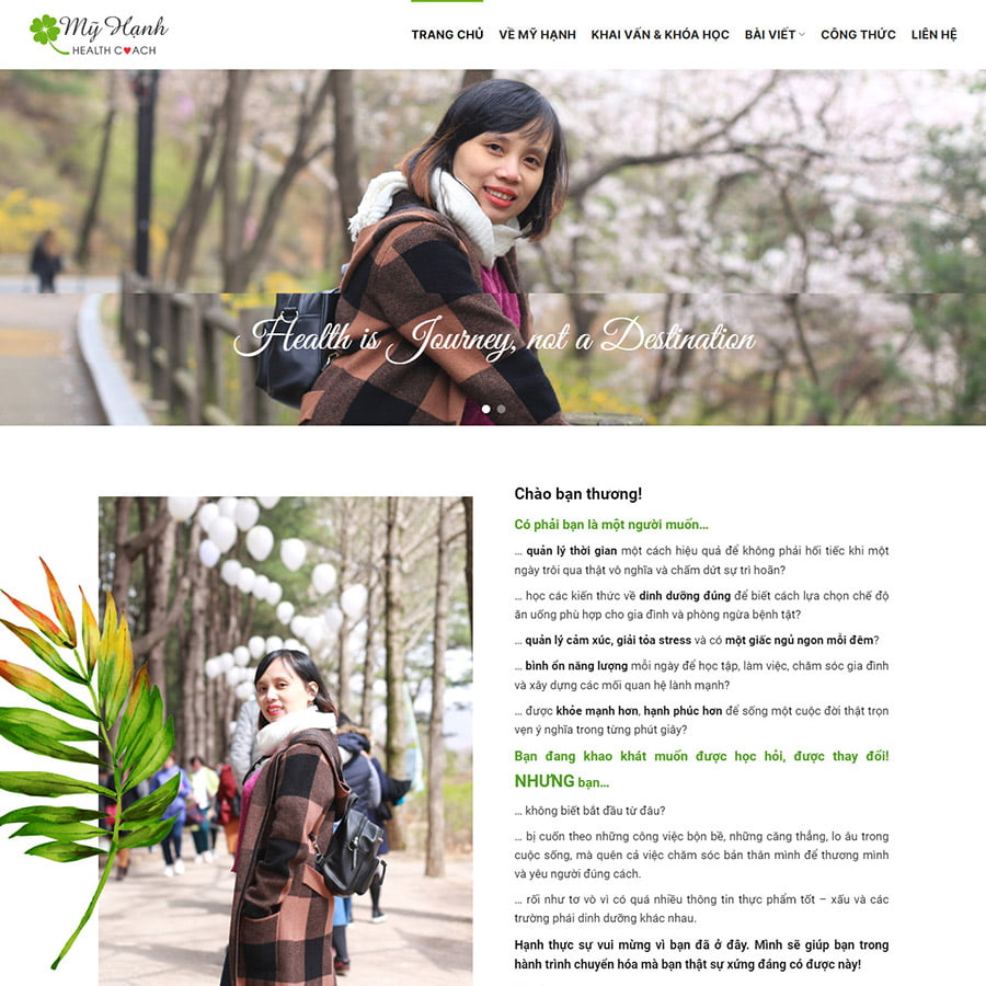 Theme wordpress giới thiệu profile cá nhân